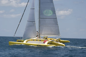 ATN racing sailboat