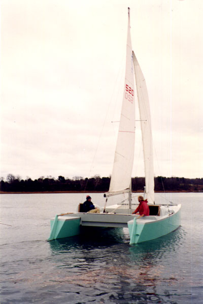 Catapult kayak catamaran
